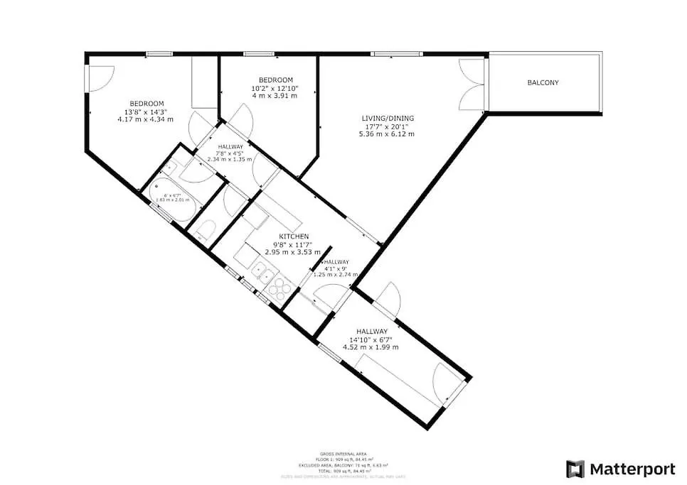 Joli 3 Pieces + Terrasse Lavillette Διαμέρισμα
